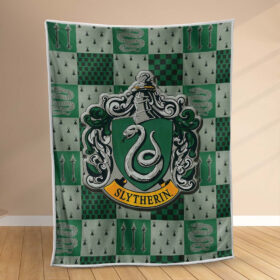 Plaid Serpentard Harry Potter 2 Couverture Polaire Plaid Canapé