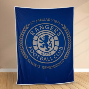 Plaid Rangers Football Club 4 Couverture Polaire Plaid Canapé