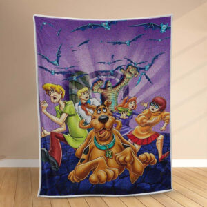 Plaid Scooby Doo Run Couverture Polaire Plaid Canapé