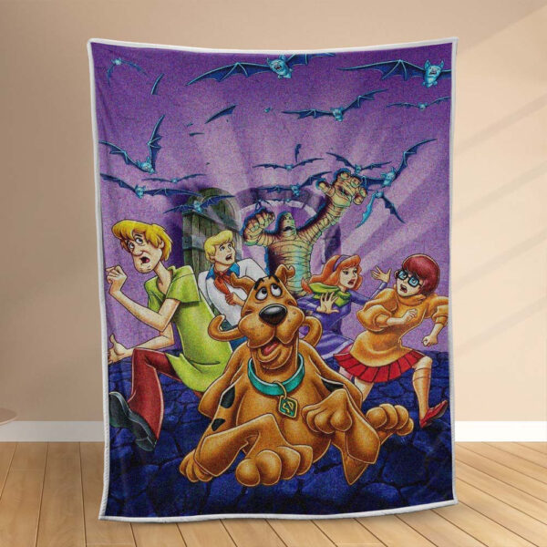 Plaid Scooby Doo Run Couverture Polaire Plaid Canapé