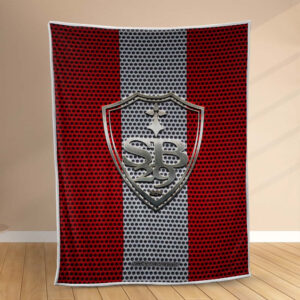 Plaid Stade Brestois 2 Couverture Polaire Plaid Canapé