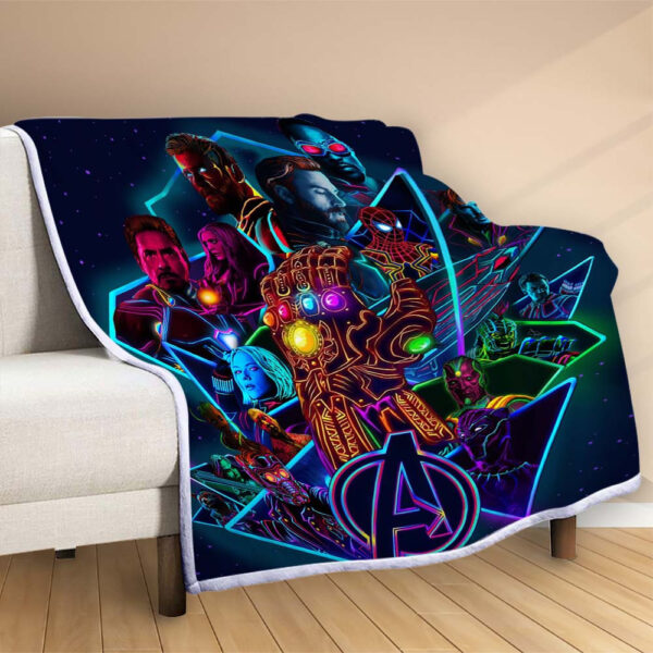 Plaid Marvel Avengers 1006 Couverture Polaire Plaid Canapé – Image 2