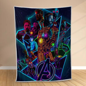 Plaid Marvel Avengers 1006 Couverture Polaire Plaid Canapé