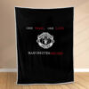 Plaid Manchester United MU FC 7 Couverture Polaire Plaid Canapé