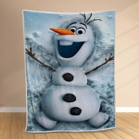 Plaid Olaf Disney La Reine des neiges 1004 Couverture Polaire Plaid Canapé