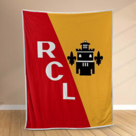 Plaid RC Lens 6 Couverture Polaire Plaid Canapé