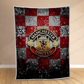 Plaid Manchester United MU FC 16 Couverture Polaire Plaid Canapé