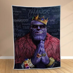 Plaid Thanos Marvel Couverture Polaire Plaid Canapé