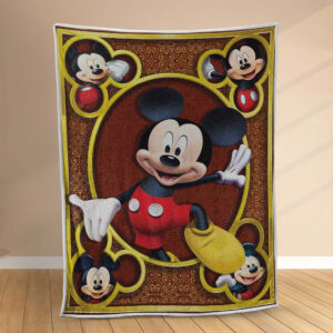 Plaid Mickey Mouse Couverture Polaire Plaid Canapé
