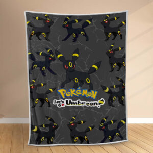 Plaid Pokémon Umbreon Couverture Polaire Plaid Canapé