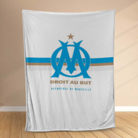 Plaid OM Olympique de Marseille 6 Couverture Polaire Plaid Canapé