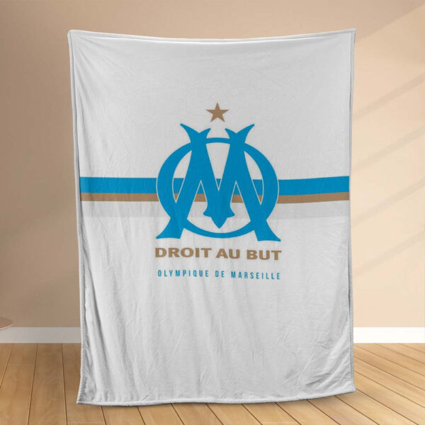 Plaid OM Olympique de Marseille 6 Couverture Polaire Plaid Canapé