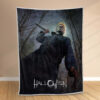 Plaid Michael Myers Série d'Halloween Couverture Polaire Plaid Canapé