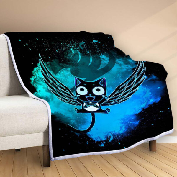 Plaid Nekomander Fairy Tail Anime Couverture Polaire Plaid Canapé – Image 2