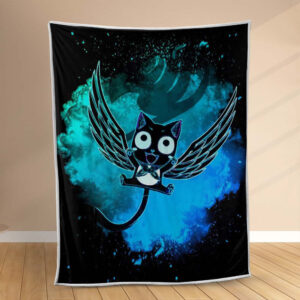 Plaid Nekomander Fairy Tail Anime Couverture Polaire Plaid Canapé