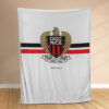 Plaid OGC Nice FC 6 Couverture Polaire Plaid Canapé