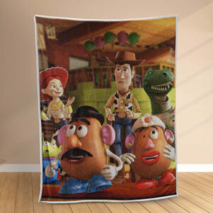 Plaid Toy Story Woody et Jessie Couverture Polaire Plaid Canapé