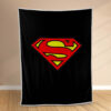 Plaid Logo Superman Couverture Polaire Plaid Canapé