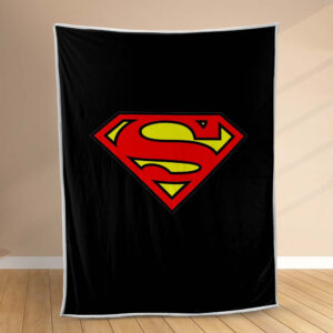 Plaid Logo Superman Couverture Polaire Plaid Canapé