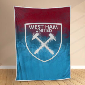 Plaid West Ham United Football Club 16 Couverture Polaire Plaid Canapé
