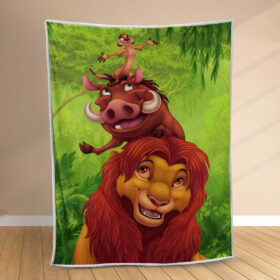 Plaid Les personnages du Roi Lion 1005 Couverture Polaire Plaid Canapé