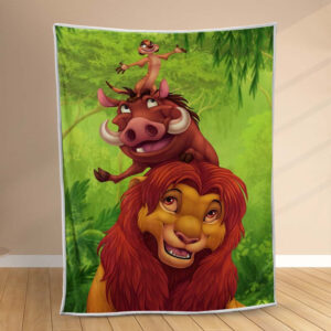 Plaid Les personnages du Roi Lion 1005 Couverture Polaire Plaid Canapé