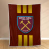 Plaid West Ham United Football Club 14 Couverture Polaire Plaid Canapé