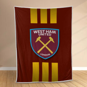 Plaid West Ham United Football Club 14 Couverture Polaire Plaid Canapé