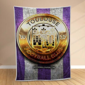 Plaid Toulouse FC 4 Couverture Polaire Plaid Canapé