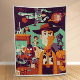 Plaid Personnages de Toy Story 1001 Couverture Polaire Plaid Canapé