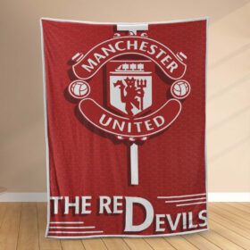 Plaid Manchester United MU FC 15 Couverture Polaire Plaid Canapé