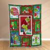 Plaid Le Grinch a volé Noël Couverture Polaire Plaid Canapé