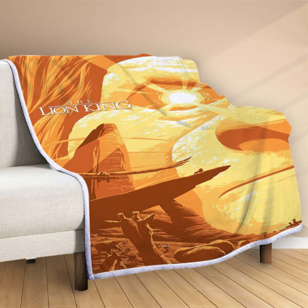 Plaid Le Roi Lion 1004_1 Couverture Polaire Plaid Canapé – Image 2