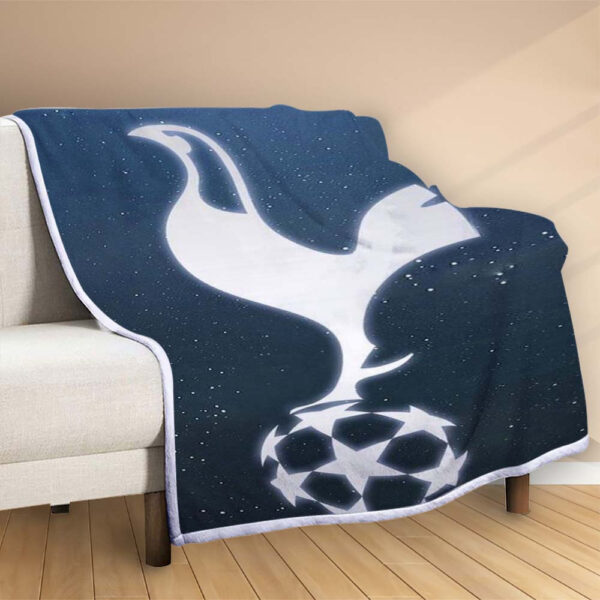 Plaid Tottenham FC 2 Couverture Polaire Plaid Canapé – Image 2