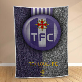 Plaid Toulouse FC 5 Couverture Polaire Plaid Canapé