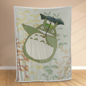 Plaid Totoro dans le jardin Couverture Polaire Plaid Canapé
