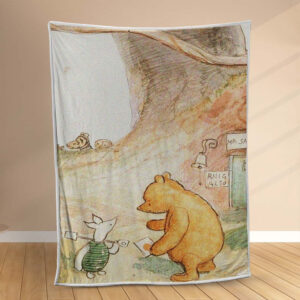 Plaid Winnie l'ourson Couverture Polaire Plaid Canapé