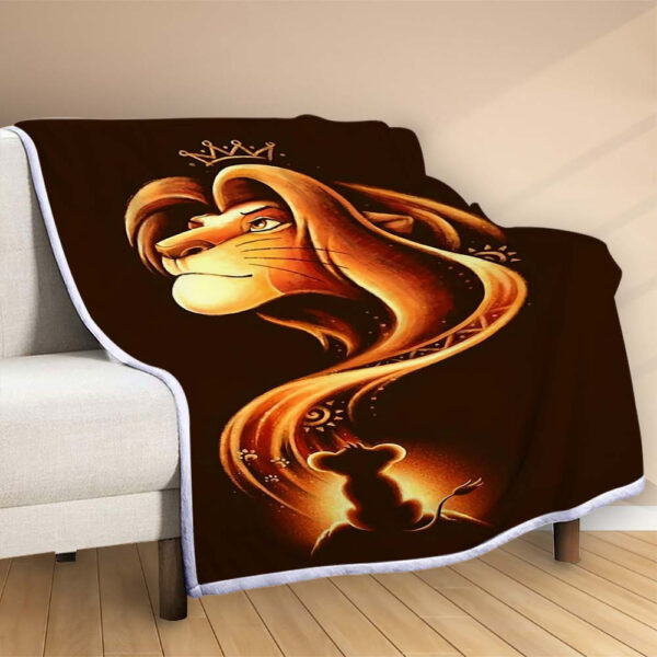 Plaid Le Roi Lion 1001 Couverture Polaire Plaid Canapé – Image 2
