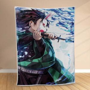 Plaid Tanjiro Demon Slayer Kimetsu no Yaiba 1003 Couverture Polaire Plaid Canapé