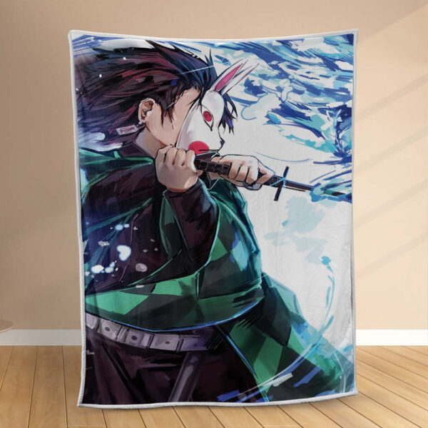 Plaid Tanjiro Demon Slayer Kimetsu no Yaiba 1003 Couverture Polaire Plaid Canapé