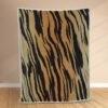 Plaid motif de tigre Couverture Polaire Plaid Canapé