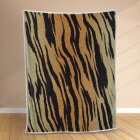 Plaid motif de tigre Couverture Polaire Plaid Canapé