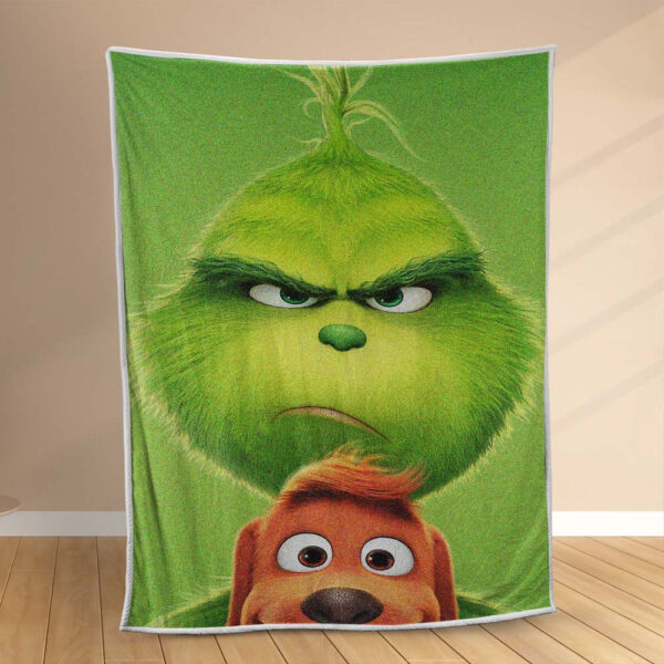 Plaid Le grinch Couverture Polaire Plaid Canapé