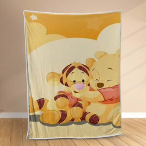Plaid Les personnages de Winnie l'ourson 1007 Couverture Polaire Plaid Canapé