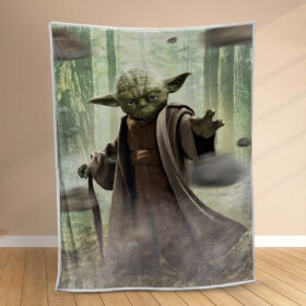 Plaid Yoda dans Star Wars 2 Couverture Polaire Plaid Canapé