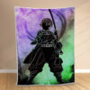 Plaid Tanjiro Demon Slayer Kimetsu no Yaiba 1004 Couverture Polaire Plaid Canapé