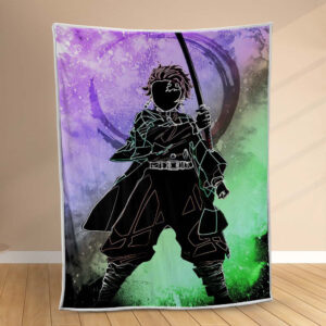 Plaid Tanjiro Demon Slayer Kimetsu no Yaiba 1004 Couverture Polaire Plaid Canapé