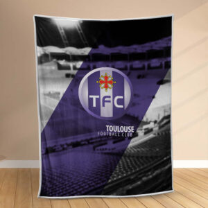 Plaid Toulouse FC 2 Couverture Polaire Plaid Canapé
