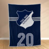 Plaid TSG 1899 Hoffenheim TSG10 Couverture Polaire Plaid Canapé