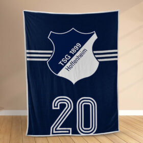 Plaid TSG 1899 Hoffenheim TSG10 Couverture Polaire Plaid Canapé